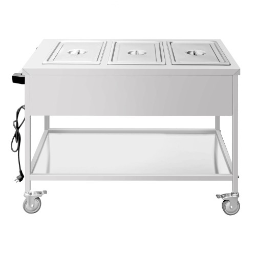 Mobile Bain Marie - 3x GN 1/1 - 150mm...
