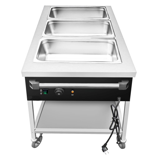 Mobile Bain Marie - 3x GN 1/1 - 150mm...