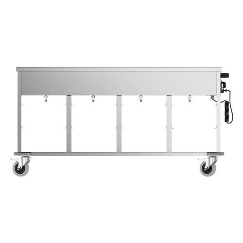 Commercial Mobile Bain Marie - 4x GN...