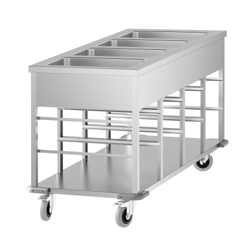 Commercial Mobile Bain Marie - 4x GN...