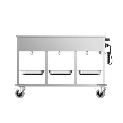 Commercial Mobile Bain Marie - 3x GN...
