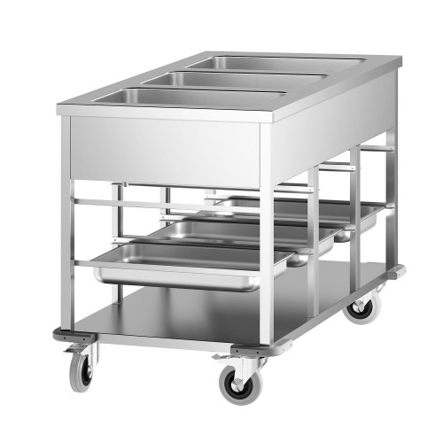 Commercial Mobile Bain Marie - 3x GN...