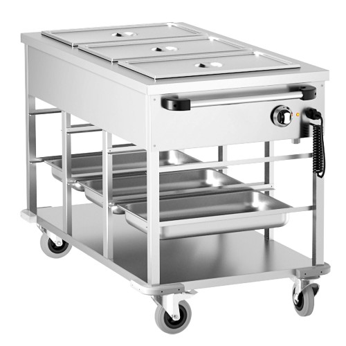 Commercial Mobile Bain Marie - 3 x GN...
