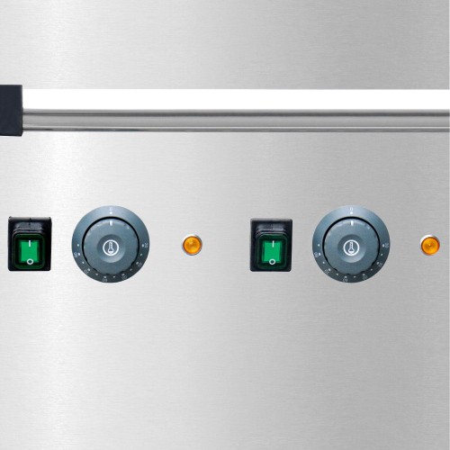 Mobile Bain Marie - 2x GN 1/1 - 150mm...