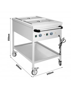 Mobile Bain Marie - 2x GN... 2