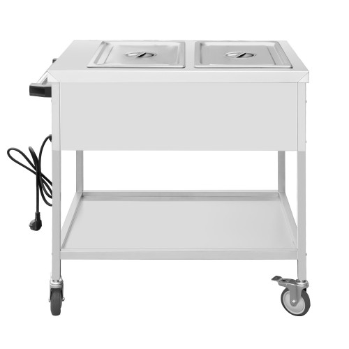 Mobile Bain Marie - 2x GN 1/1 - 150mm...