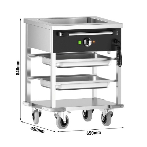 Commercial Bain Marie Mobile - GN 1/1...