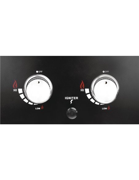 Buffalo 6 Burner LPG Barbecue Griddle