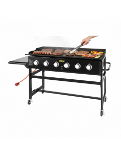 Buffalo CY265 6 Burner LPG Professional Barbecue Griddle Chargrill Outdoor Open Top