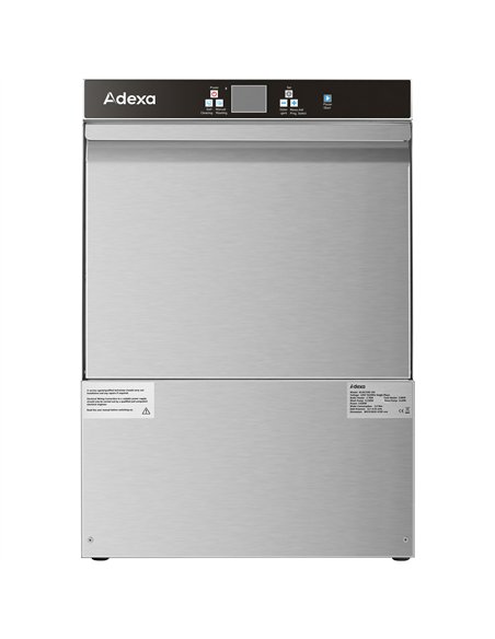 Commercial Undercounter Dishwasher 500x500mm 40 Racks/h 3.03kW with Detergent &amp Rinse Aid Dispensers | Stalwart DA-BLUECORE10