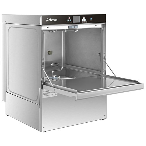 Commercial Undercounter Dishwasher 500x500mm 40 Racks/h 3.03kW with Detergent &amp Rinse Aid Dispensers | Stalwart DA-BLUECORE10