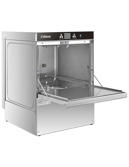 Commercial Undercounter Dishwasher 500x500mm 40 Racks/h 3.03kW with Detergent &amp Rinse Aid Dispensers | Stalwart DA-BLUECORE10