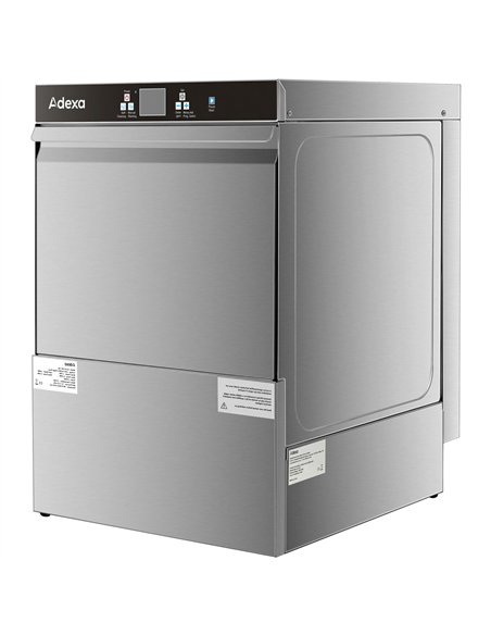 Commercial Undercounter Dishwasher 500x500mm 40 Racks/h 3.03kW with Detergent &amp Rinse Aid Dispensers | Stalwart DA-BLUECORE10