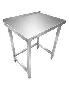 Commercial Stainless Steel Work Table with 50mm Backsplash 800 x 600 x 950mm | Stalwart DA-DW6080 2