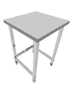 Commercial Stainless Steel Work Table 600 x 600 x 900mm | Stalwart DA-DW6060WO 2