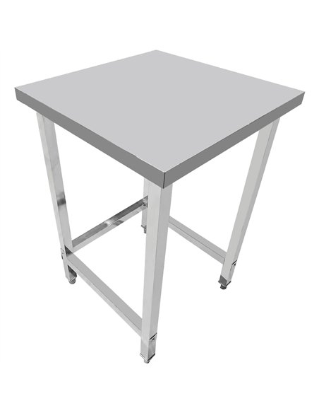 Commercial Stainless Steel Work Table 600 x 600 x 900mm | Stalwart DA-DW6060WO