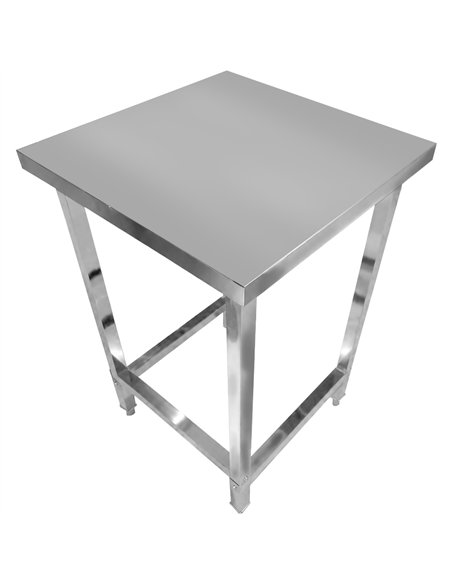 Commercial Stainless Steel Work Table 600 x 600 x 900mm | Stalwart DA-DW6060WO