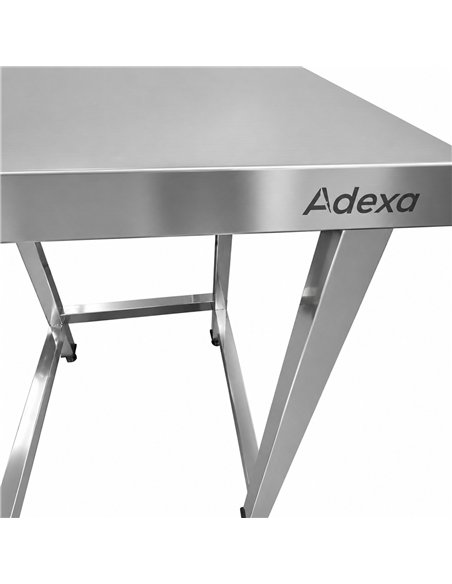 Commercial Stainless Steel Work Table 600 x 600 x 900mm | Stalwart DA-DW6060WO