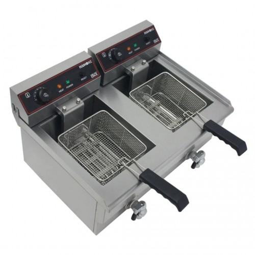 Countertop Commercial Electric Fryer...