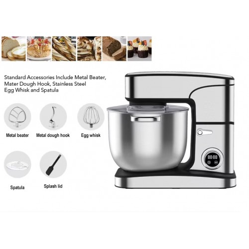 Heavy-Duty Countertop Stand Mixer 16L...