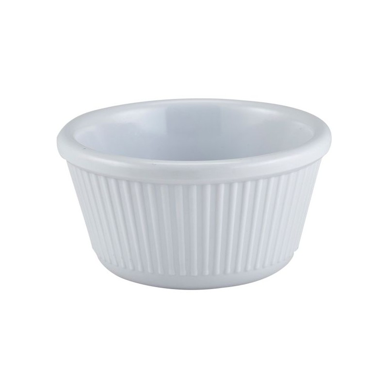 Ramekin 4oz Fluted White 86X36mm NEVS28702 Next Day Catering