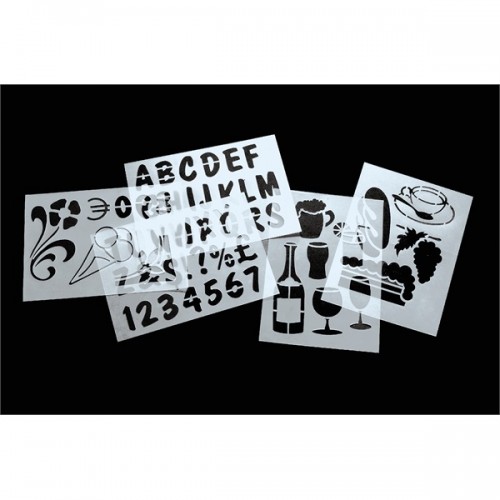 Set Of 5 Stencils