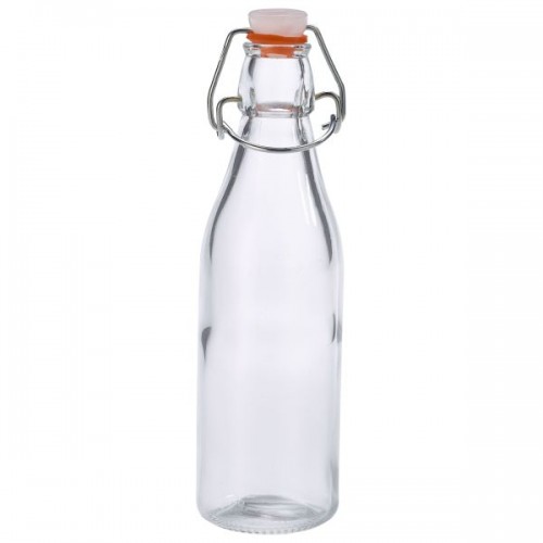 Genware Glass Swing Bottle 25cl / 9oz - Quantity 6