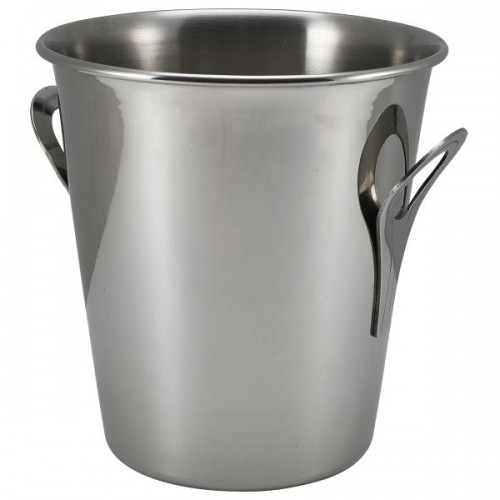 Stainless Steel Wine Bucket Tulip Design -Stainless Steel Handles