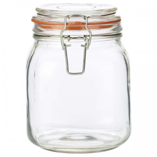 Genware Glass Terrine Jar 1L