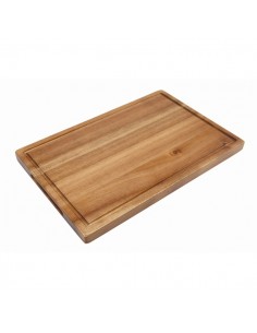 Genware Acacia Wood Serving Board 34X22X2cm