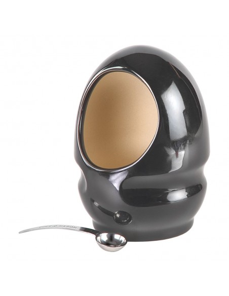 Cole & Mason Black Ceramic Salt Keeper