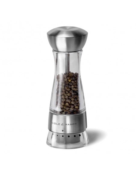 Cole & Mason Gourmet Precision Windermere Acrylic and Stainless Steel Pepper Mill