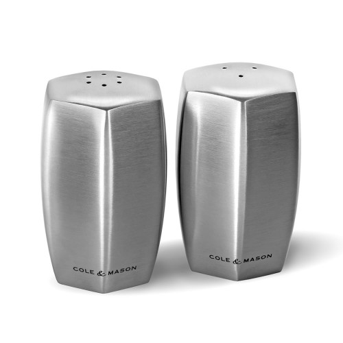 Cole & Mason Lymington Stainless Steel Salt & Pepper Shaker Set