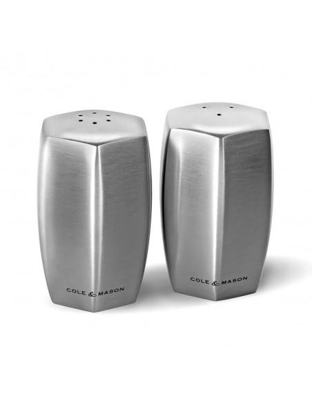 Cole & Mason Lymington Stainless Steel Salt & Pepper Shaker Set