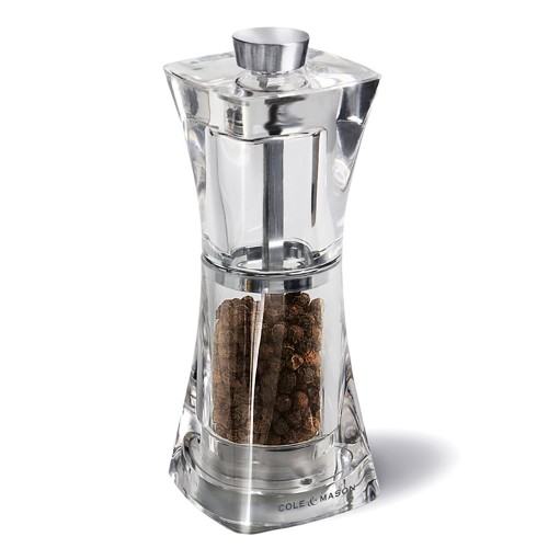 Cole & Mason Precision Crystal Acrylic Pepper Mill