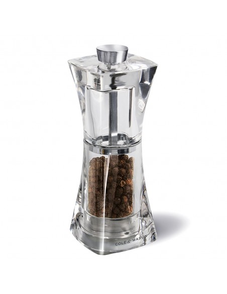 Cole & Mason Precision Crystal Acrylic Pepper Mill