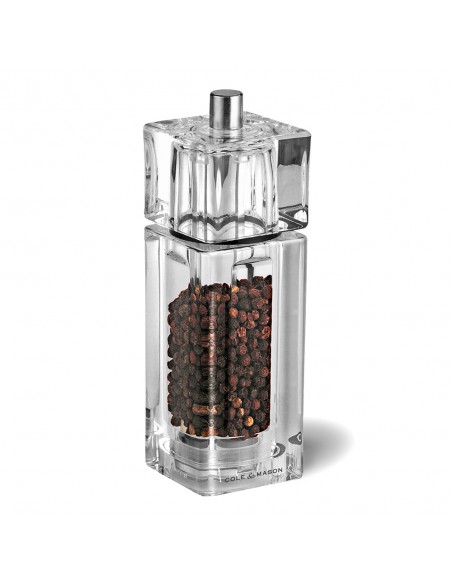 Cole & Mason Precision Cube Acrylic Pepper Mill