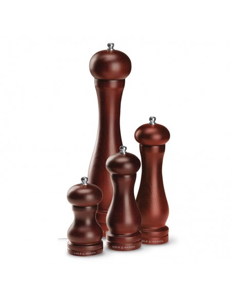 Cole & Mason Precision Forest Capstan Dark Wood Salt Mill 120mm