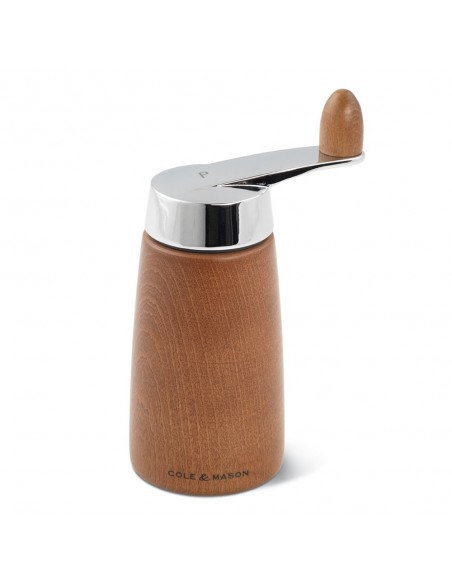 Cole & Mason Walnut Stained Beech Morley Crank Pepper Mill
