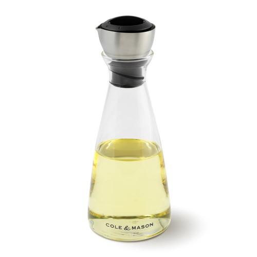 Cole & Mason Glass and Stainless Steel Flow Select Oil & Vinegar Pourer