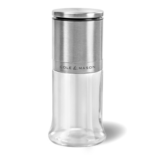 Cole & Mason Kingsley Stainless Steel and Glass Herb & Spice Mill