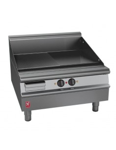 Falcon Dominator Plus 800mm Wide Half Ribbed Griddle E3481R