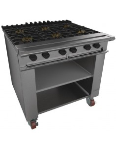 Falcon Chieftain 6 Burner Boiling Table on Castors LPG G1060X