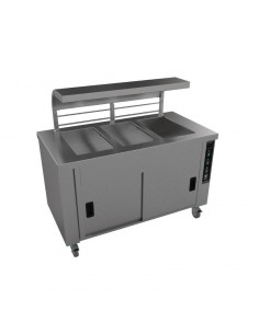 Falcon Chieftain 3 Well Heated Servery Counter HS3