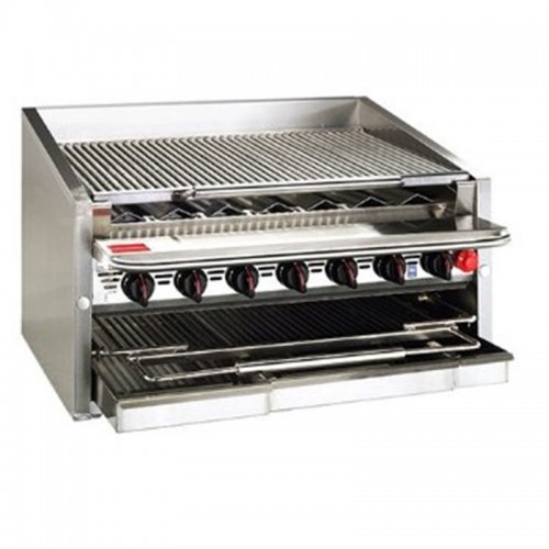 MagiKitch'n CM-648-RMB Natural Gas 10 Burner Radiant Chargrill