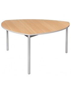 Gopak Enviro Indoor Beech Effect Shield Dining Table 1500mm