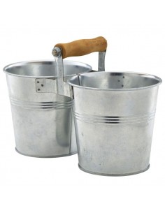 Galvanised Steel Combi Serving Buckets 12cm ï¿½