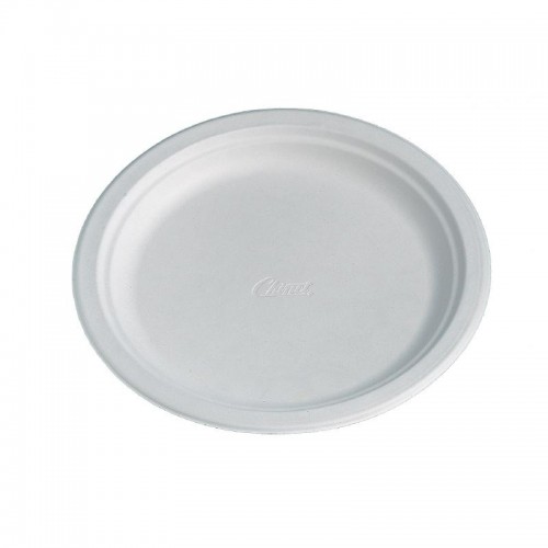 Disposable Round Plate White 200mm