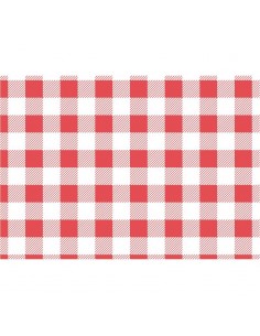 Red Gingham Greaseproof Paper 190x310mm