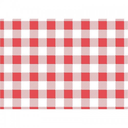 Red Gingham Greaseproof Paper 190x310mm